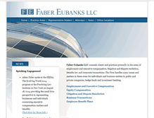 Tablet Screenshot of fabereubanks.com